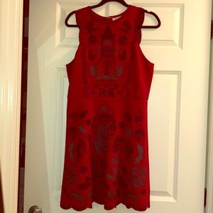 FRANCESCAS MAILE EMBROIDERED RUNWAY DRESS